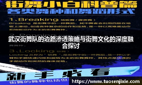 武汉街舞队的边路渗透策略与街舞文化的深度融合探讨